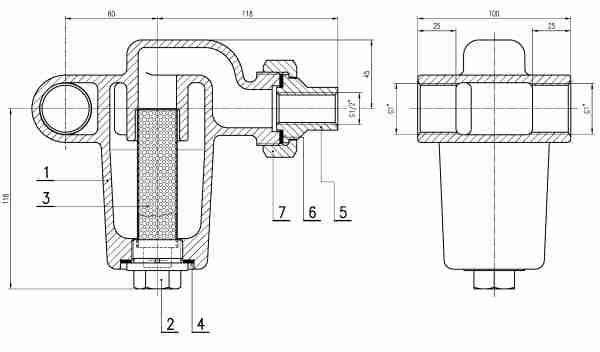 Zentrifugalstaubfänger ST 1 VE